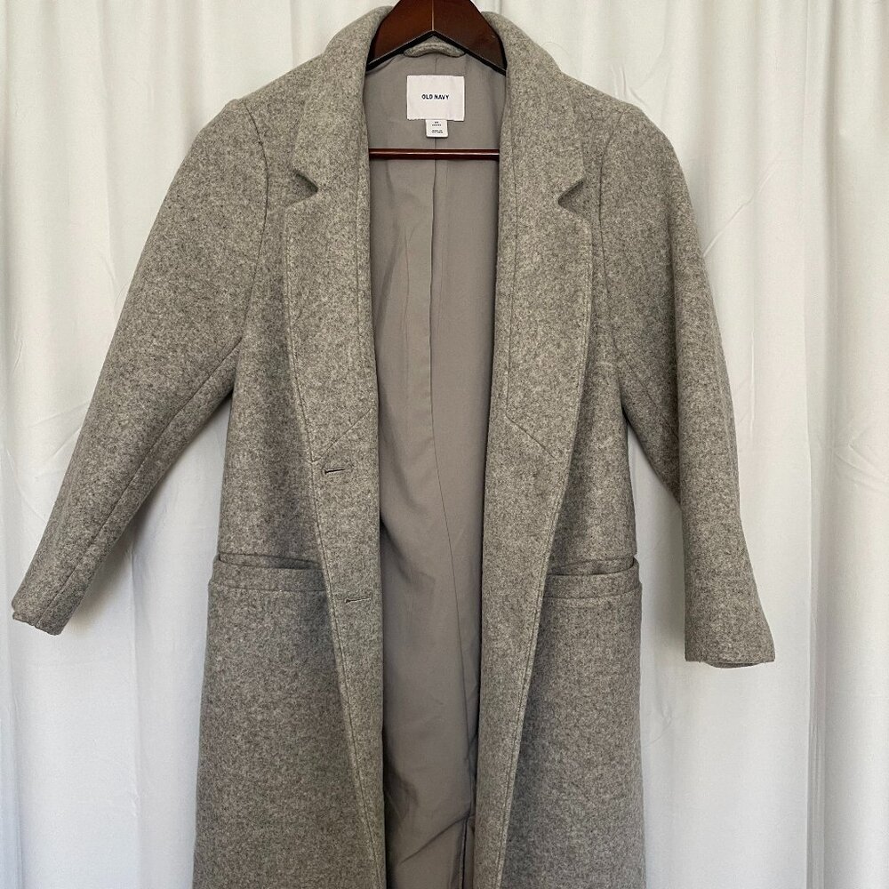 Old Navy Grey Long Coat